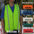 Economy Neon Green/ Yellow Mesh Safety Vest